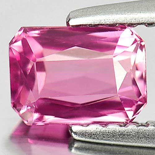 Natural Pink Tourmaline 0.81 Ct. Octagon Shape 6.2 x 4.5 Mm. Gemstone From Nigeria (1 of 3)