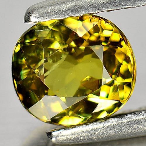 Natural Demantoid Garnet 1.11 Ct. Oval Shape 6.4 x 5.8 Mm. Gemstone From Madagascar: Product ID: 802931369 Product Name: Natural Demantoid Weight: 1.11 CT. Size: 6.4 x 5.8 x 3.5 MM. Shape: Oval Color: Greenish Yellow Clarity:VSI Luster: Very Good Gems Origin: Madagascar Treatment: Unh