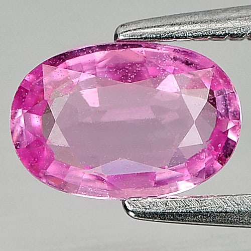 Natural Pink Sapphire 1.13 Ct. Oval Shape 7.7 x 5.3 Mm. Gemstone From Madagascar (1 of 3)