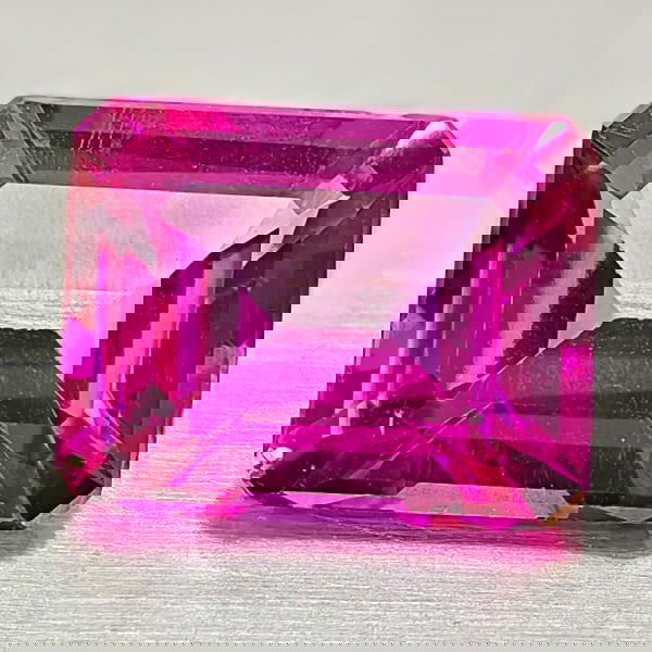 Natural Pink Topaz 2.68 Ct. Clean Octagon Shape 8.9 x 7 Mm Gemstone From Brazil: Product ID: 807167849 Product Name: Natural Topaz Weight: 2.68 CT. Size: 8.9 x 7 x 4.8 MM. Shape: Octagon Color: Pink Clarity:IF Luster: Good Gems Origin: Brazil Treatment: Treated Crystal Structure: