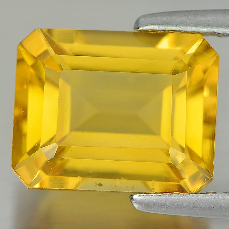 Natural Yellow Citrine 3.18 Ct. VVS Octagon Shape 9.8 x 8 Mm. Gemstone Unheated: Product ID: 801813352 Product Name: Natural Citrine Weight: 3.18 CT. Size: 9.8 x 8 x 5.7 MM. Shape: Octagon Color: Yellow Clarity:VVS Luster: Good Gems Origin: Brazil Treatment: Unheated Crystal Struc