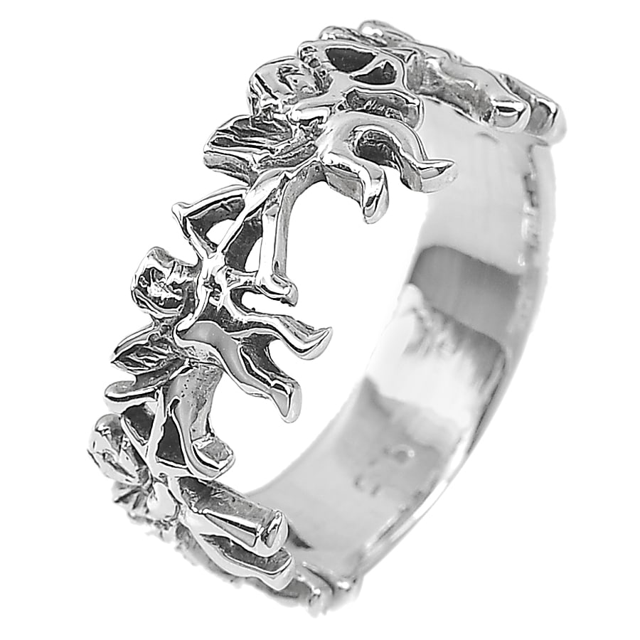 925 Sterling Silver Jewelry Ring 4.54 G. Size 9 Beautiful Design (1 of 3)