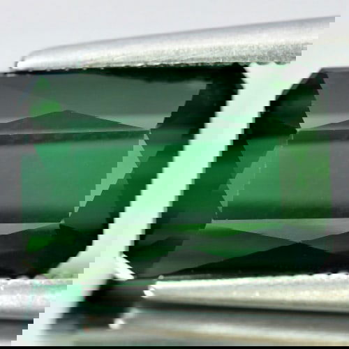 Natural Green Tourmaline 4.36 Ct. Clean Octagon Shape 10.3 x 7.1 Mm. Unheated Gemstone From Nigeria (1 of 3)