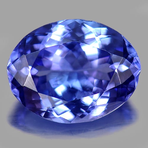 Natural Violetish Blue Tanzanite 1.84 Ct. Clean Oval Shape 9 x 7.1 Mm. Gemstone From Tanzania: Product ID: 807008988 Product Name: Natural Tanzanite Weight: 1.84 CT. Size: 9 x 7.1 x 4.2 MM. Shape: Oval Color: Violetish Blue Clarity:IF Luster: Very Good Gems Origin: Tanzania Treatment: Heated Cr