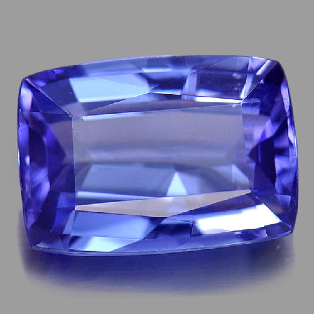 Violetish Blue Tanzanite 1.56 Ct. Clean Cushion Shape 7.3 x 5 Mm. Natural Gemstone From Tanzania: Product ID: 807006585 / Product Name: Natural Tanzanite / Weight: 1.56 CT. / Size: 7.3 x 5 x 2.8 MM. / Shape: Cushion / Color: Violetish Blue / Clarity:IF / Luster: Good / Gems Origin: Tanzania / Trea