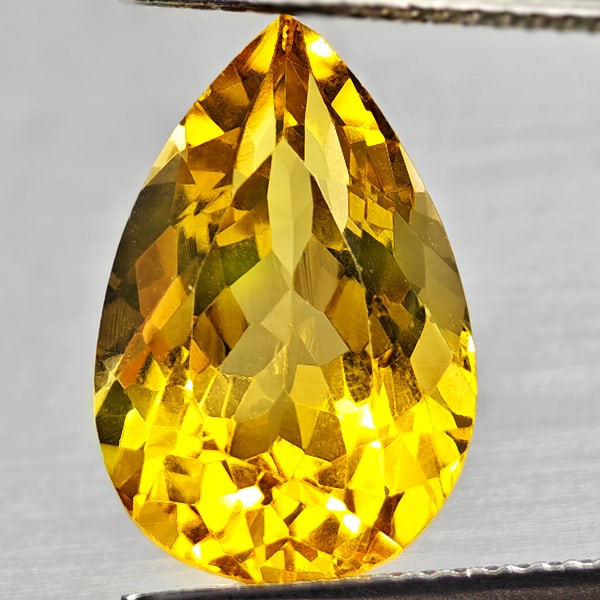 Natural Yellow Citrine 6.73 Ct. Pear Shape 15.7 x 10.4 Mm Gemstone From Brazil: Product ID: 801815338 Product Name: Natural Citrine Weight: 6.73 CT. Size: 15.7 x 10.4 x 8.1 MM. Shape: Pear Shape Color: Yellow Clarity:VSI Luster: Good Gems Origin: Brazil Treatment: Unheated Crysta