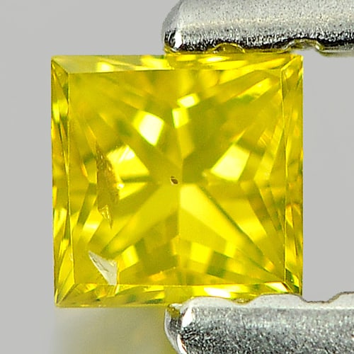 Natural Loose Diamond Yellow 0.14 Ct. Square Princess Cut 2.8 Mm. From Belgium: Product ID: 802104052 Product Name: Natural Enhanced Diamond Weight: 0.14 CT. Size: 2.8 x 2.8 x 2 MM. Shape: Square Princess Cut Color: Yellow Clarity:SI1 Luster: Scintillating Gems Origin: Belgium Tr
