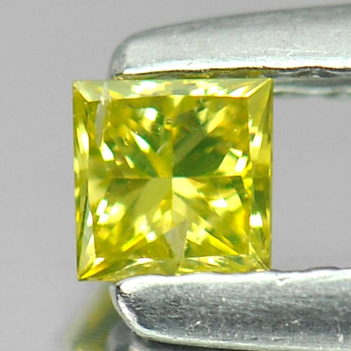 Natural Yellow Loose Diamond 0.14 Ct. Nice Color Square Princess Cut 2.9 x 2.9 x 2 Mm.: Product ID: 802103648 Product Name: Natural Enhanced Diamond Weight: 0.14 CT. Size: 2.9 x 2.9 x 2 MM. Shape: Square Princess Cut Color: Yellow Clarity:SI1 Luster: Scintillating Gems Origin: Belgium Tr