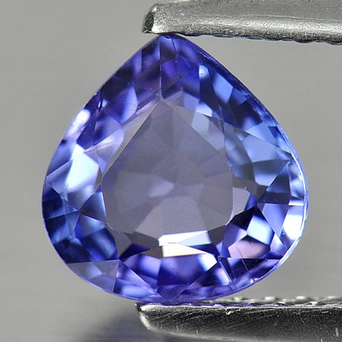 Natural Violetish Blue Tanzanite 1.27 Ct. VVS Pear Shape 7.2 x 7 Mm. Gemstone From Tanzania: Product ID: 807009644 / Product Name: Natural Tanzanite / Weight: 1.27 CT. / Size: 7.2 x 7 x 3.5 MM. / Shape: Pear / Color: Blue / Clarity:VVS / Luster: Very Good / Gems Origin: Tanzania / Treatment: