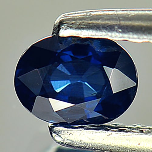 Natural Blue Sapphire 0.46 Ct. Oval Shape 5 x 3.8 Mm. Gemstone From Thailand: Product ID: 806006847 Product Name: Natural Blue Sapphire Weight: 0.46 CT. Size: 5 x 3.8 x 2.8 MM. Shape: Oval Color: Blue Clarity:VSI Luster: Good Gems Origin: Thailand Treatment: Heated Crystal Stru
