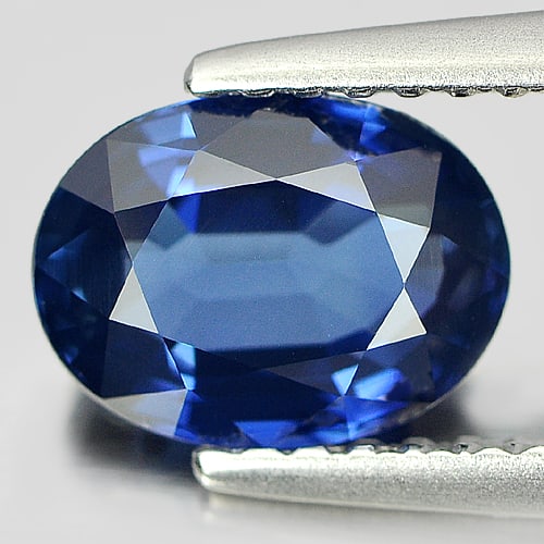 Certified Natural Blue Sapphire 1.62 Ct. Clean Oval Shape 7.97 x 5.99 Mm. Gemstone From Madagascar: Product ID: 806007447 Product Name: Natural Blue Sapphire Weight: 1.62 CT. Size: 7.97 x 5.99 x 3.67 MM. Shape: Oval Color: Blue Clarity:IF Luster: Good Gems Origin: Madagascar Treatment: Heated Crysta