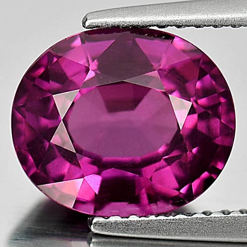 Natural Purplish Pink Rhodolite Garnet 4.25 Ct. VVS Oval Shape 10.4 x 8.8 Mm. Unheated Gemstone: Product ID: 802932961 Product Name: Natural Rhodolite Weight: 4.25 CT. Size: 10.4 x 8.8 x 5.7 MM. Shape: Oval Color: Pink Clarity:VVS Luster: Very Good Gems Origin: Madagascar Treatment: Unheated Crys