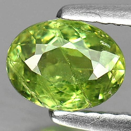 Natural Green Demantoid Garnet 1.14 Ct. Oval Shape 6.9 x 5.3 Mm Gemstone From Madagascar: Product ID: 802919199 Product Name: Natural Demantoid Weight: 1.14 CT. Size: 6.9 x 5.3 x 3.8 MM. Shape: Oval Color: Green Clarity:SI Luster: Good Gems Origin: Madagascar , Africa Treatment: Unheated C
