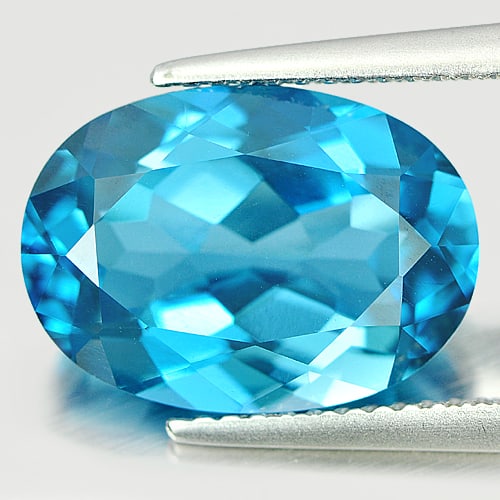 Natural London Blue Topaz 7.01 Ct. VVS Oval Shape 14 x 10 Mm. Gemstone From Brazil: Product ID: 807165603 Product Name: Natural Blue Topaz Weight: 7.01 CT. Size: 14 x 10 x 6.2 MM. Shape: Oval Color: Blue Clarity:VVS Luster: Very Good Gems Origin: Brazil Treatment: Treated Crystal Str