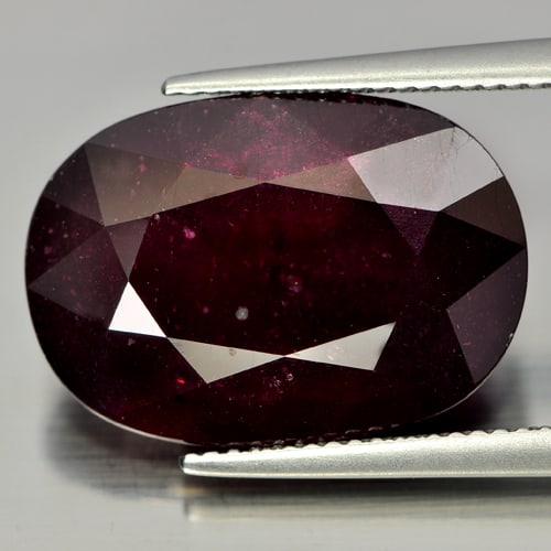 Natural Red Ruby 20.45 Ct. Oval Shape 19.4 x 13.7 Mm. Gemstone From Madagascar (1 of 3)