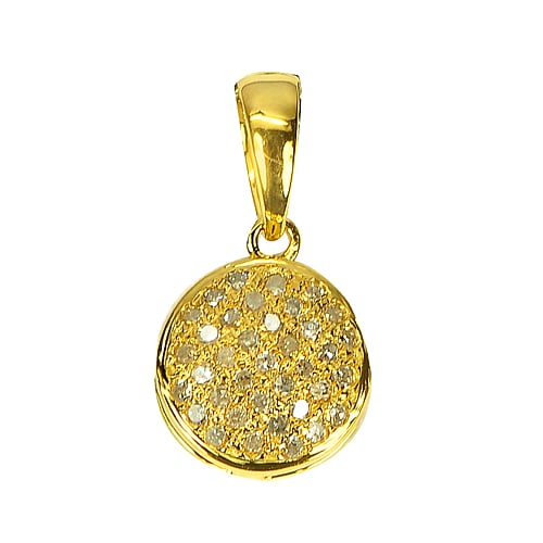Natural White Loose Diamond With 10K Yellow Gold Pendant 0.65 Grams: Jewelry Setting Metal: 10 K Solid Gold Jewelry Weight: 0.63 Grams. Diamond Details Product ID: 550000039 Product Name: Gold Jewelry Pendant Total Diamond Weight: 0.11 CT. Diamond Size: 1 x 1 MM. Shape