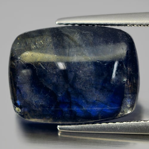 Natural Multi Color Blue Labradorite Doublet 9.12 Ct. Baguette Cabochon Shape 16 x 11 Mm. Gemstone: Product ID: 804301221 Product Name: Natural Labradorite Weight: 9.12 CT. Size: 16 x 11.8 x 4.8 MM. Shape: Baguette Cabochon Color: Multi-Color Clarity:Opaque Luster: Iridescent Gems Origin: Canada Tre