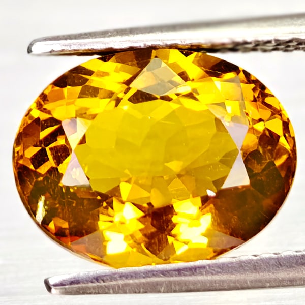 Natural Yellow Citrine 3.82 Ct. Oval Shape 11.3 x 8.9 Mm Gemstone From Brazil: Product ID: 801815124 Product Name: Natural Citrine Weight: 3.82 CT. Size: 11.3 x 8.9 x 6.6 MM. Shape: Oval Color: Yellow Clarity:VSI Luster: Good Gems Origin: Brazil Treatment: Unheated Crystal Struc