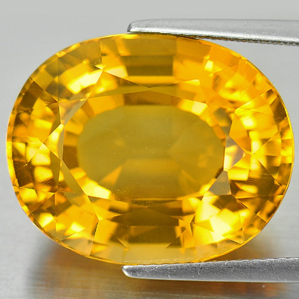Natural Yellow Citrine 23.44 Ct. VVS Oval Shape 20 x 16.1 Mm. Unheated Gemstone From Brazil: Product ID: 801807987 Product Name: Natural Citrine Weight: 23.44 CT. Size: 20 x 16.1 x 12 MM. Shape: Oval Color: Yellow Clarity:VVS Luster: Good Gems Origin: Brazil Treatment: Unheated Crystal Struct
