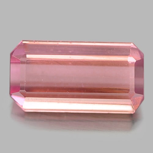 Natural Pink Tourmaline 0.67 Ct. VVS Octagon Shape 7.1 x 3.7 Mm. Unheated Gemstone From Nigeria (1 of 3)