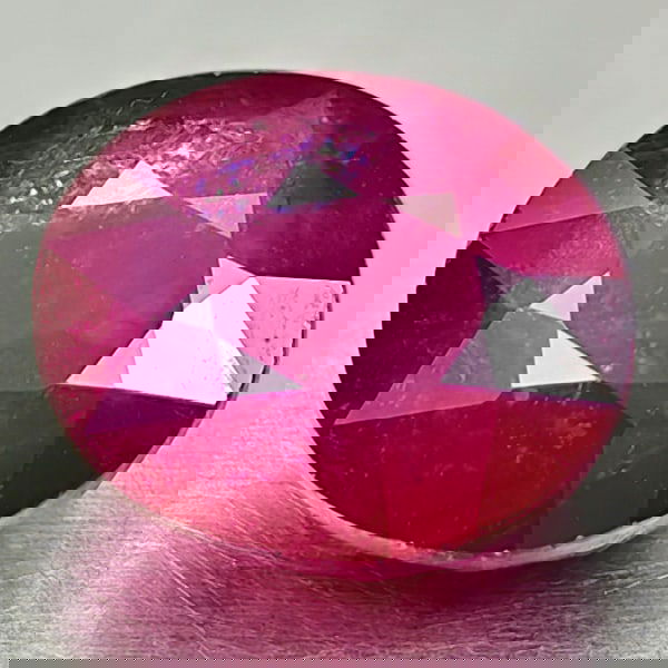 Natural Red Ruby 3.84 Ct. Oval Shape 8.3 x 6 Mm Gemstone From Madagascar (1 of 3)