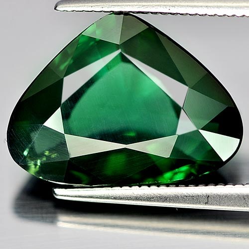 Natural Green Tourmaline 6.78 Ct. Pear Shape 15 x 11.2 Mm. Unheated Gemstone From Nigeria (1 of 3)