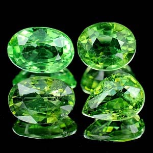 Natural Green Apatite 3.52 Ct. Mix Shape 4 Pcs. Unheated Gemstone From Tanzania (1 of 3)