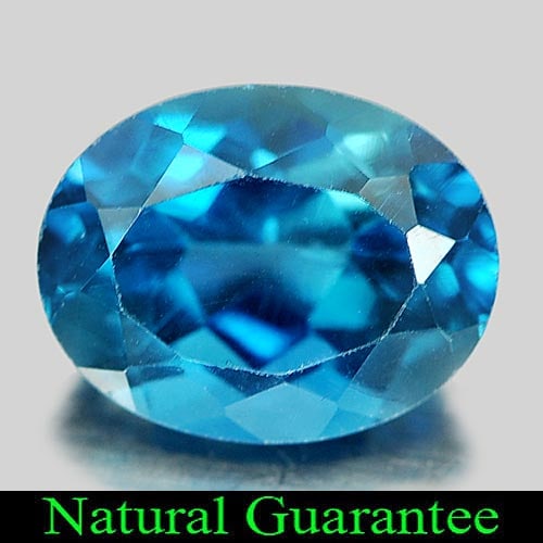 Natural London Blue Topaz 2.52 Ct. Oval Shape 9 x 7 Mm Gemstone From Brazil: Product ID: 807160915 Product Name: Natural Blue Topaz Weight: 2.52 CT. Size: 9 x 7 x 5.3 MM. Shape: Oval Color: London Blue Clarity:VSI Luster: Good Gems Origin: Brazil Treatment: Treated Crystal Str