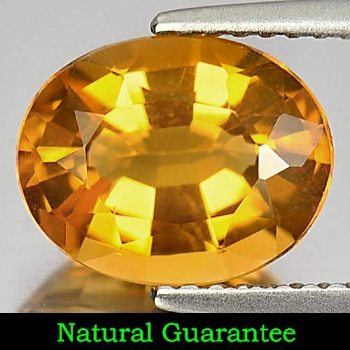 Natural Yellow Gold Citrine 2.41 Ct. Oval Shape 10.1 x 8.1 Mm. Unheated Gemstone From Brazil: Product ID: 801811317 Product Name: Natural Citrine Weight: 2.41 CT. Size: 10.1 x 8.1 x 5.5 MM. Shape: Oval Color: Yellow Clarity:IF Luster: Very Good Gems Origin: Brazil Treatment: Unheated Crystal S