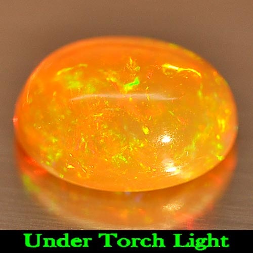 Natural Multi Color Opal 0.91 Ct. Oval Cabochon Shape 8 x 6.1 Mm Gemstone From Ethiopia: Product ID: 818725554 Product Name: Natural Opal Weight: 0.91 CT. Size: 8 x 6.1 x 3.9 MM. Shape: Oval Cabochon Color: Multi Color Clarity:Semi - Transparent Luster: Iridescent Gems Origin: Ethiopia Tr