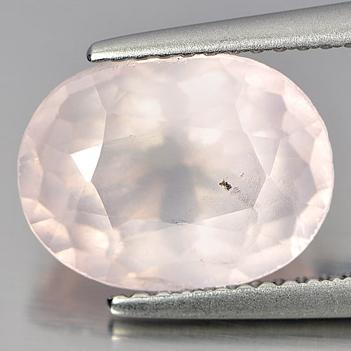 Natural Rose Pink Quartz 3.87 Ct. Oval Shape 11.6 x 8.7 Mm. Gemstone From brazil: Product ID: 805528800 Product Name: Natural Quartz Weight: 3.87 CT. Size: 11.6 x 8.7 x 6.8 MM. Shape: Oval Color: Pink Clarity:SI1 Luster: Good Gems Origin: Brazil Treatment: Unheated Crystal Structur