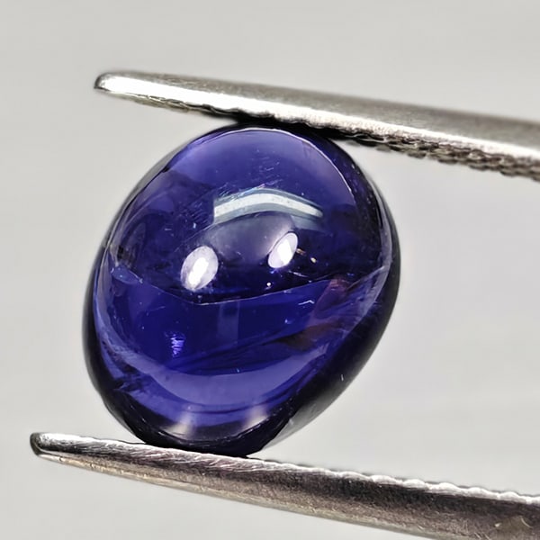 Natural Blue Diffusion Sapphire 2.74 Ct. Oval Cabochon Shape 9.5 x 7.9 Mm Gemstone From Madagascar: Product ID: 806012048 Product Name: Natural Blue Sapphire Weight: 2.74 CT. Size: 9.5 x 7.9 x 5.3 MM. Shape: Oval Cabochon Color: Blue Clarity:Opaque Luster: Good Gems Origin: Madagascar Treatment: Dif