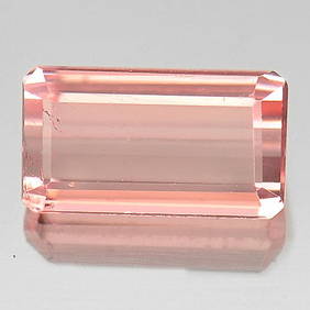 Natural Pink Tourmaline 1.86 Ct. Octagon Shape 9 x 5 Mm. Unheated Gemstone From Nigeria (1 of 3)