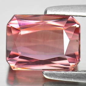 Natural Pink Tourmaline 2.32 Ct. Octagon Shape 8.1 x 6.2 Mm. Gemstone Unheated From Nigeria (1 of 3)
