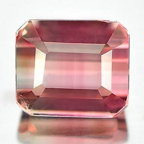 Natural Pink Tourmaline 1.42 Ct. VVS Octagon Shape 6.4 x 5.4 Mm. Unheated Gemstone (1 of 3)