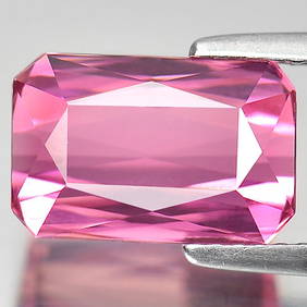 Natural Pink Tourmaline 4.53 Ct. Clean Octagon Shape 11.4 x 7.5 Mm. Unheated Gemstone From Nigeria (1 of 3)
