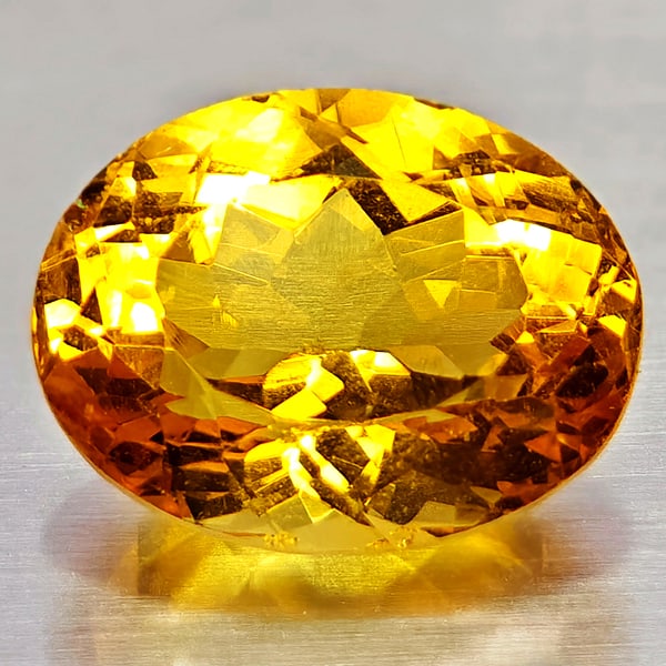 Natural Yellow Citrine 6.06 Ct. VVS Oval Shape 12.9 x 10.1 Mm Gemstone From Brazil: Product ID: 801815133 Product Name: Natural Citrine Weight: 6.06 CT. Size: 12.9 x 10.1 x 8 MM. Shape: Oval Color: Yellow Clarity:VVS Luster: Good Gems Origin: Brazil Treatment: Unheated Crystal Struct