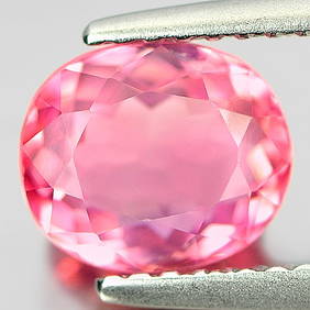 Natural Pink Tourmaline 1.58 Ct. Oval Shape 7.8 x 6.7 Mm Unheated Gemstone From Nigeria (1 of 3)