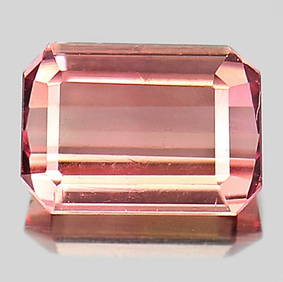 Natural Pink Tourmaline 0.61 Ct. VVS Octagon Shape 6 x 4.2 Mm. Gemstone From Nigeria (1 of 3)
