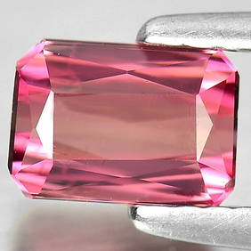 Natural Pink Tourmaline 1.04 Ct. VS Octagon Shape 6.5 x 4.6 Mm. Gemstone Unheated From Nigeria (1 of 3)