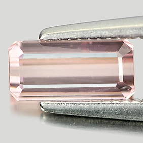 Natural Pink Tourmaline 0.91 Ct. Octagon Shape 7.7 x 3.7 Mm Gemstone From Nigeria (1 of 3)