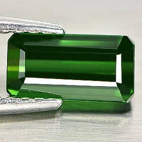 Natural Green Tourmaline 1.06 Ct. VVS Octagon Shape 7.8 x 4.1 Mm Gemstone from Nigeria (1 of 3)