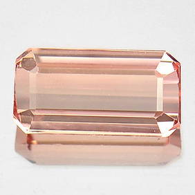 Natural Pink Tourmaline 0.79 Ct. Octagon Shape 7.2 x 3.7 Mm Gemstone From Nigeria (1 of 3)