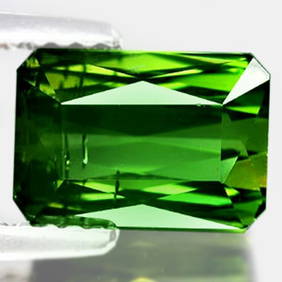 Natural Green Tourmaline 2.65 Ct. Octagon Shape 9 x 6.3 Mm Gemstone from Nigeria (1 of 3)