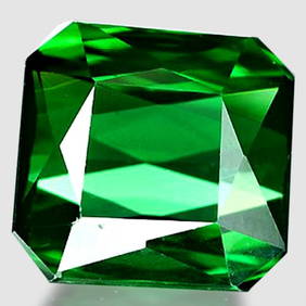Natural GreenTourmaline 1.70 Ct. Clean Octagon Shape 6.8 x 6.5 Mm Gemstone from Nigeria (1 of 3)