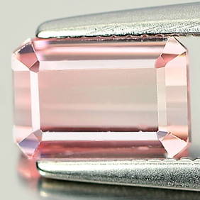 Natural Pink Tourmaline 1.21 Ct. Octagon Shape 7.1 x 4.9 Mm. Gemstone From Nigeria (1 of 3)