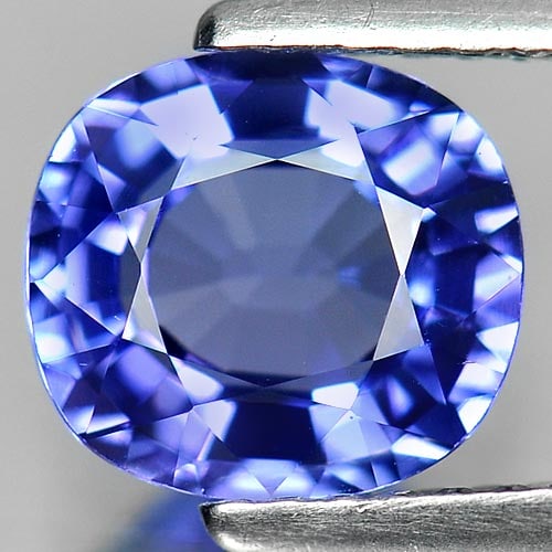 Natural Violetish Blue Tanzanite 1.56 Ct. Clean Oval Shape 7.7 x 7 Mm Gemstone from Tanzania: Product ID: 807006578 Product Name: Natural Tanzanite Weight: 1.56 CT. Size: 7.7 x 7 x 3.8 MM. Shape: Oval Color: Violetish Blue Clarity:IF Luster: Very Good Gems Origin: Tanzania Treatment: Heated Cr