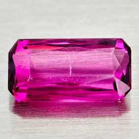 Natural Pink Tourmaline 0.75 Ct. Octagon Shape 7.5 x 4 Mm. Unheated Gemstone From Nigeria (1 of 3)