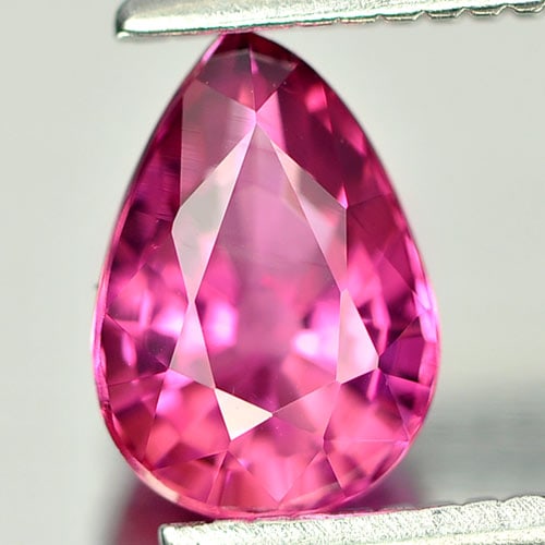Natural Pink Tourmaline 0.79 Ct. VVS Pear Shape 7 x 5 x 3.8 Mm. Gemstone Unheated From Nigeria (1 of 3)