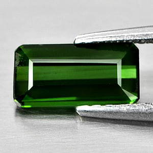 Natural Green Tourmaline 1.02 Ct. Octagon Shape 8.5 x 4.3 Mm. Unheated Gemstone From Nigeria: Product ID: 807242369 Product Name: Natural Tourmaline Weight: 1.02 CT. Size: 8.5 x 4.3 x 3 MM. Shape: Octagon Color: Green Clarity:VSI Luster: Good Gems Origin: Nigeria Treatment: Unheated Crystal